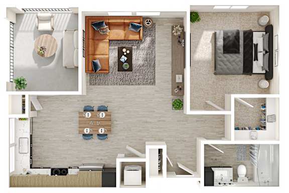 A series of images showing different rooms of a house.