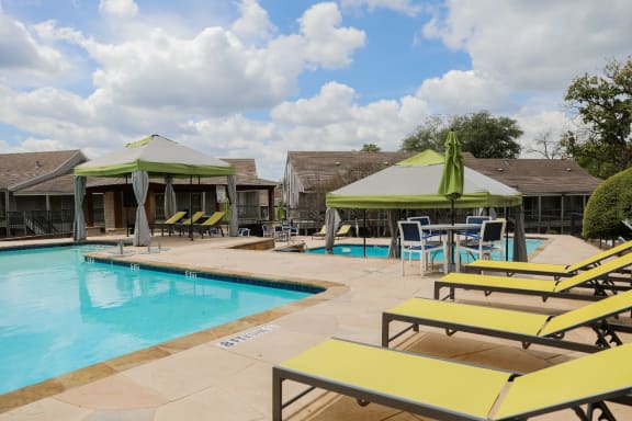 Swimming Pool & Sundeck at Aero White Rock, Dallas, Texas