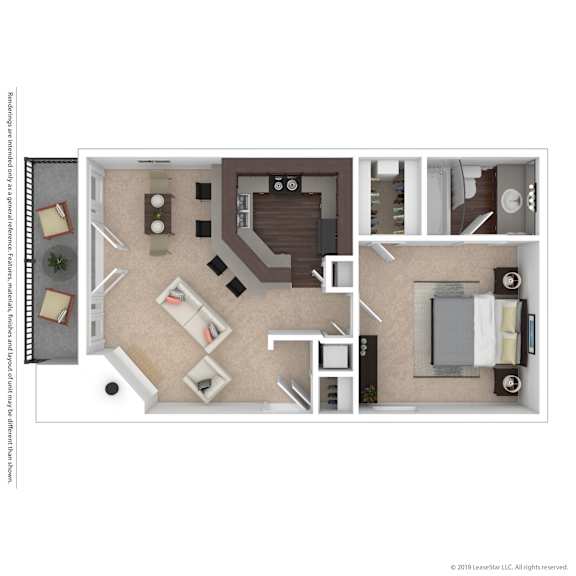 A series of images showing different layouts of a room.