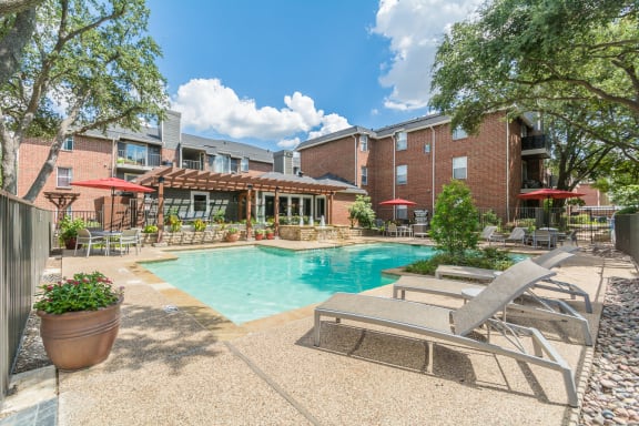 Swimming Pool w/ Expansive Sundeck at The Hamptons, Dallas