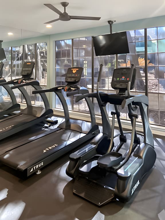 Fitness Center With Updated Equipment at Carmel at Deerfield, San Antonio, Texas