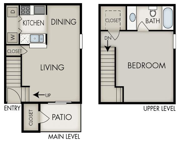 1 B Floorplan at Knoll Crest, Texas, 78240