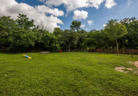 Dog Park at Maxwell Townhomes, Texas