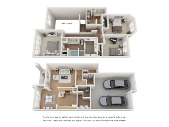 TH W/ ATTACHED GARAGE | 3 BED - 2 BATH | 1,721 SQ FT at Villas at Rogers Ranch, San Antonio, TX