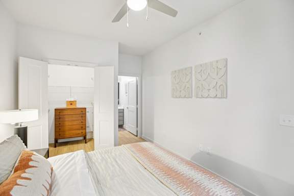 Residential Bedroom at Matador Apartments, Austin, TX