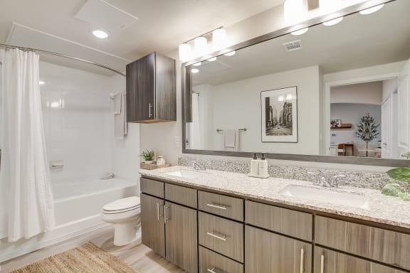 Garden Tubs at Bridge at Three Hills Apartments, Austin, 78747