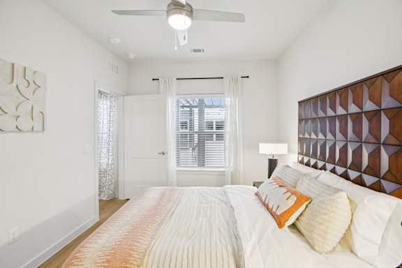 Sunlit Bedroom at Matador Apartments, Austin, Texas
