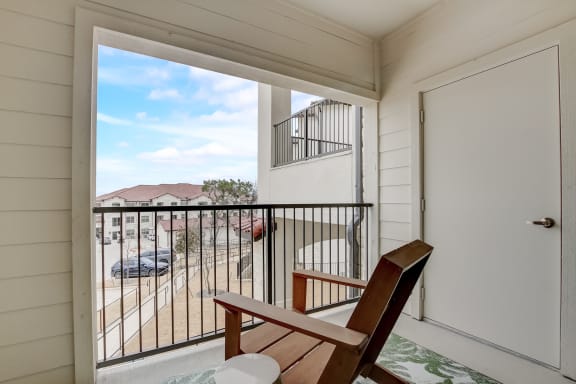 Private Patios at Bridge at Three Hills Apartments, Austin, TX, 78747