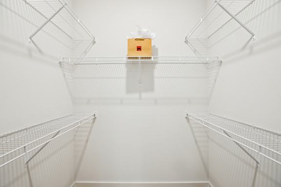 Organized Closet at Matador Apartments, Texas