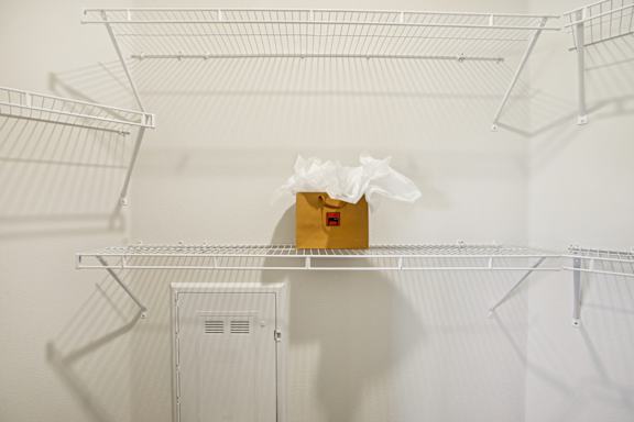 Bedroom Closet at Matador Apartments, Texas