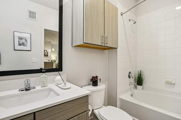 Stylish Bathroom at Matador Apartments, Austin, 78745