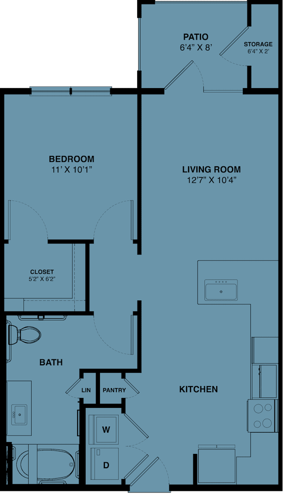 1 bed 1 bath s at Bridge at Speyside Apartments, Austin, 78754