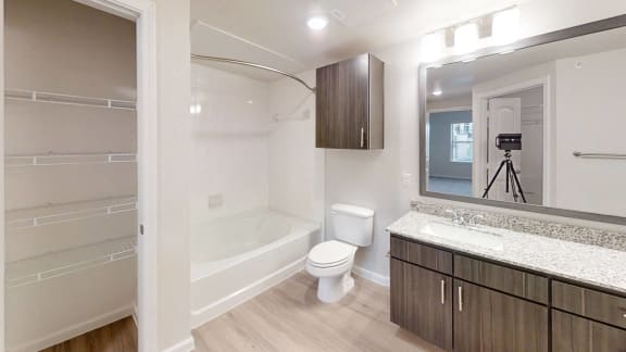 Double-Sink Vanities at Avery Ranch Apartments in Austin, TX