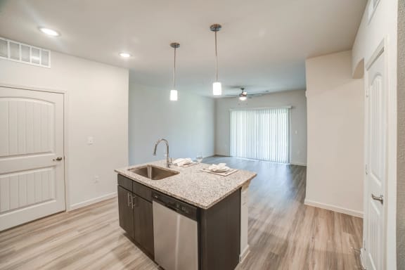 a kitchen or kitchenette at locale dallas victory park at Avery Ranch, Austin, 78717