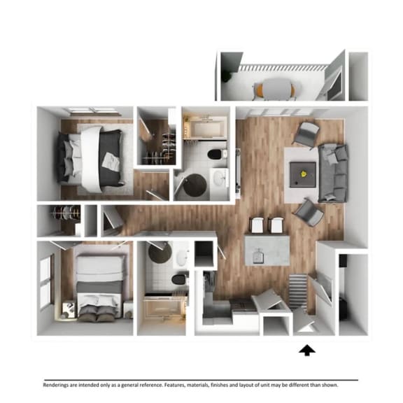 B1 Furnished at Delco Flats, Austin, 78717