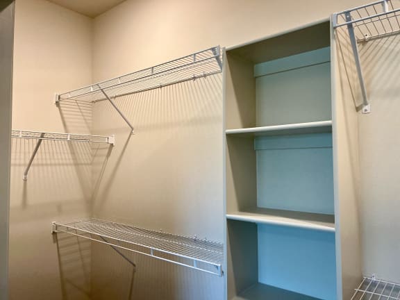 Walk-In Closets at Bridge at Delco Flats, Austin Texas