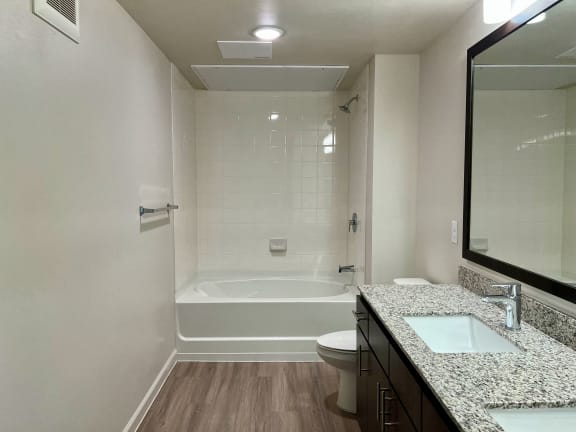 Double-Sink Vanities at Bridge at Delco Flats, Austin, TX