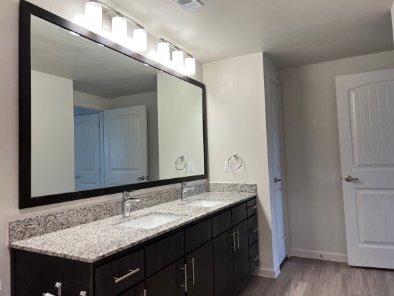 Double-Sink Vanities at Bridge at Delco Flats, Austin, TX
