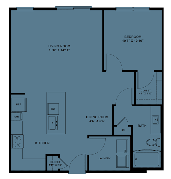 1 bed 1 bath E at ThreeTwenty at the Vybe Apartments, Texas, 78640