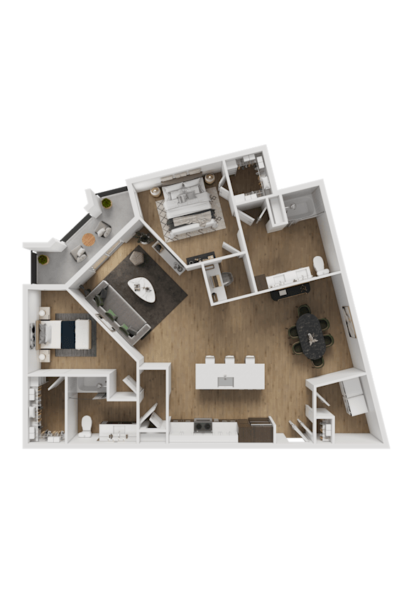 2 bed 2 bath Z at ThreeTwenty at the Vybe Apartments, Texas, 78640