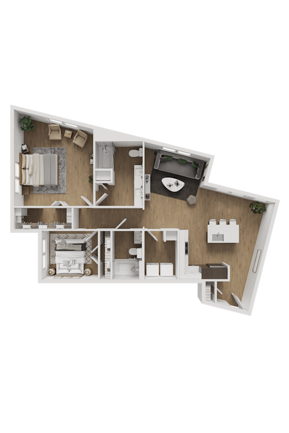 2 bed 2 bath X at ThreeTwenty at the Vybe Apartments, Kyle, TX, 78640