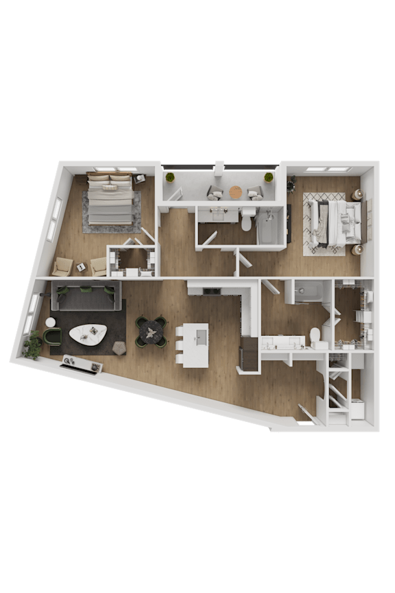2 bed 2 bathroom at ThreeTwenty at the Vybe Apartments, Kyle, Texas
