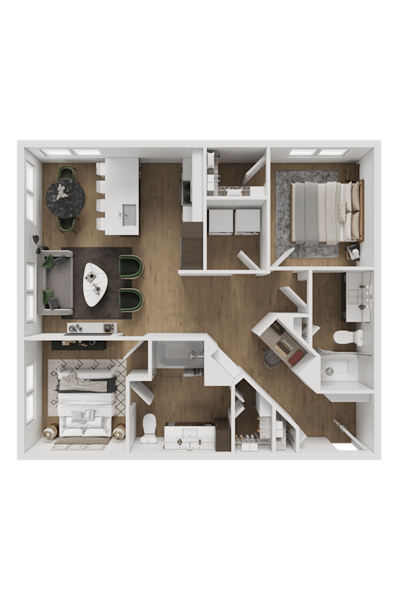 2 bed 2 bath S at ThreeTwenty at the Vybe Apartments, Texas, 78640