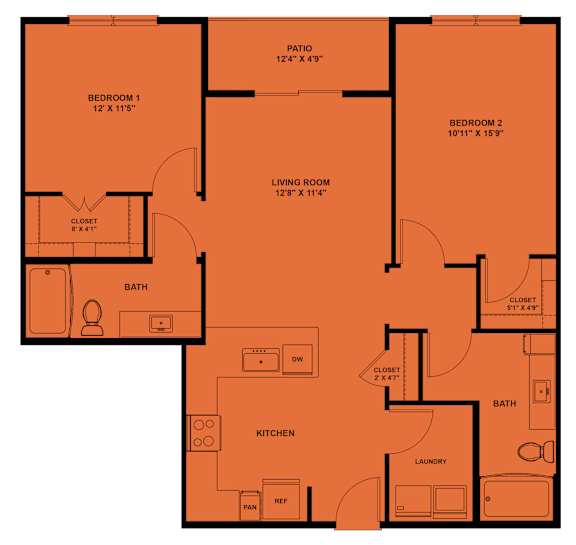2 bed 2 bath H at ThreeTwenty at the Vybe Apartments, Kyle