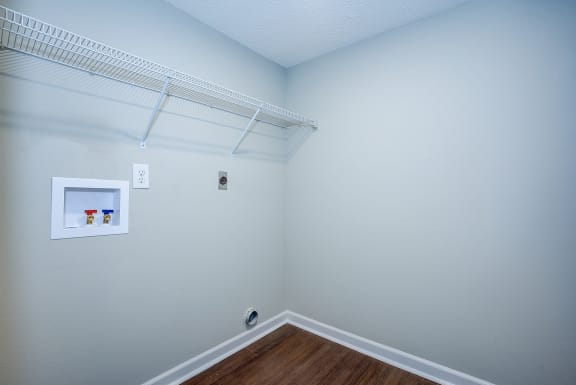 Washer and Dryer Connections at Sunscape Apartments, Roanoke, Virginia