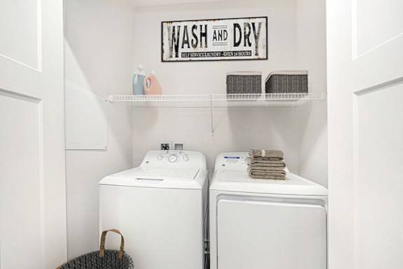 In-Home Washer and Dryer at Andover Pointe Apartment Homes, La Vista, Nebraska