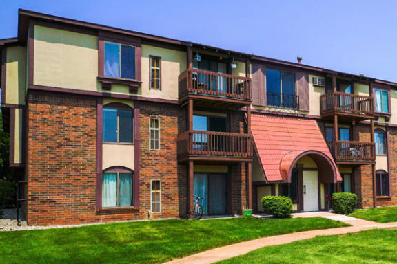Patio or Balcony Offered at Apple Ridge Apartments in Walker, MI
