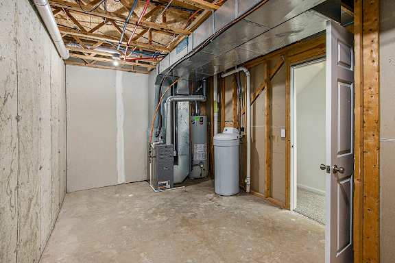 A basement storage room at Autumn Lakes Apartments and Townhomes, Mishawaka, 46544