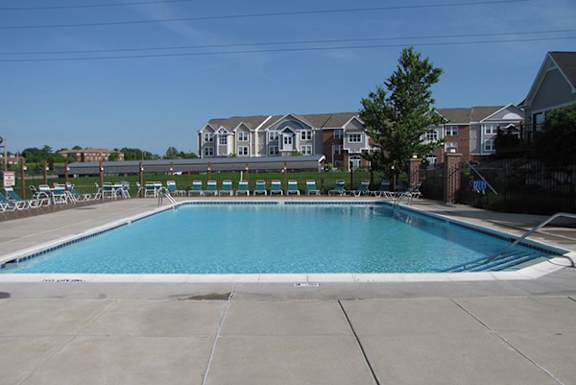 Pool With Large Sundeck and Wi-Fi at Autumn Lakes Apartments and Townhomes in Mishawaka, IN