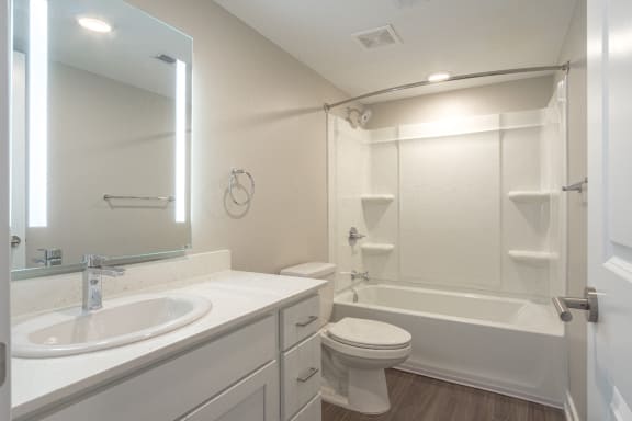 Bathroom at Hillside Apartments, Michigan