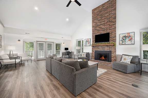 A clubhouse for large gatherings at Byron Lakes Apartments, Byron Center, MI
