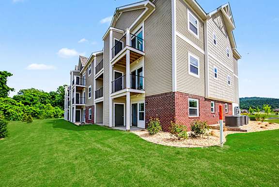 Private Balcony or Patio at Chase Creek Apartment Homes in Huntsville, AL