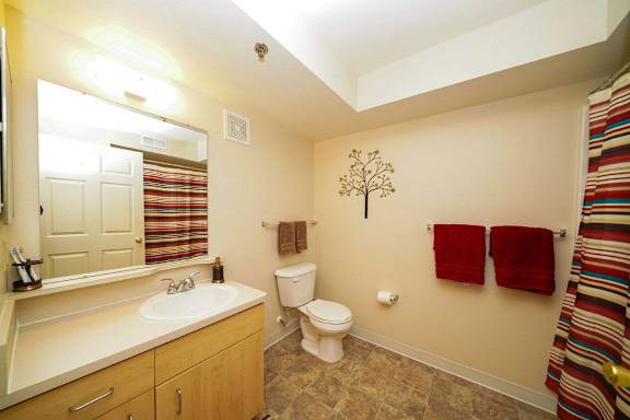 2B-II-Bath1plan at Colonial Pointe at Fairview Apartments, Bellevue, NE, 68123