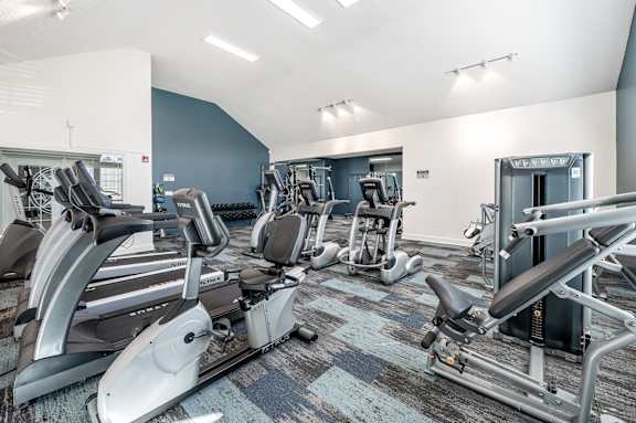 Performance Training Gym at Latitudes Apartments, Indianapolis, 46237