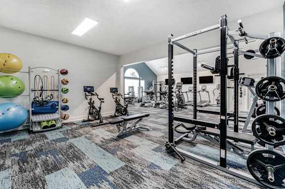 Cardio & Toning Performance Training Gym  at Latitudes Apartments, Indianapolis, 46237