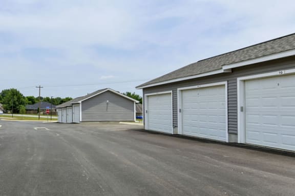 Garages with Remote Openers at Dodson Pointe Apartment Homes in Rogers, AR