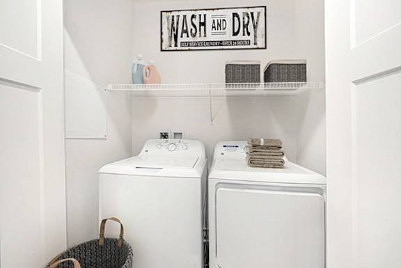 Full-Size Washer/Dryer at Dodson Pointe Apartment Homes in Rogers, AR