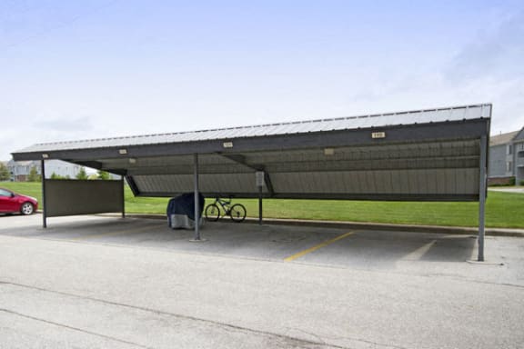 Reserved Carport Parking at Dupont Lakes Apartments in Fort Wayne, IN