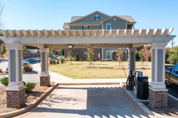 car wash bay at Emerald Creek Apartments, Greenville