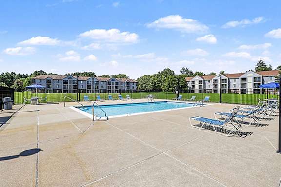 Refreshing Swimming Pool at Emerald Park Apartments in Kalamazoo, MI
