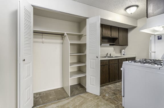 Closet in the Kitchen at Glen Oaks Apartments, Michigan, 49442