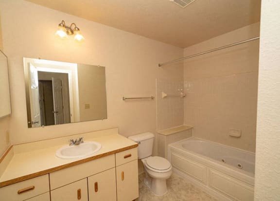 bathroom with whirlpool tub bathroom with whirlpool tub at Foxwood and The Hermitage, Michigan