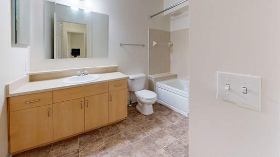 bathroom with whirlpool tub at Foxwood and The Hermitage, Michigan