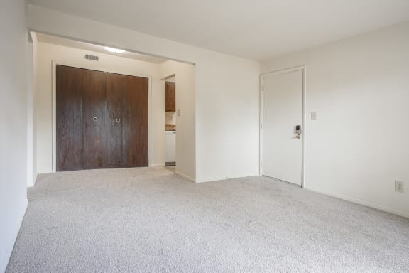 open-concept living area with great room at Bavarian Village Apartments, Indiana, 46235
