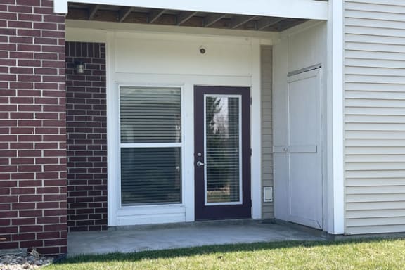 Private Patio or Balcony at Lynbrook Apartments and Townhomes in Elkhorn, NE