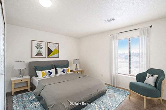 Spacious Bedrooms at Madeira Apartments in Kalamazoo, MI 49001